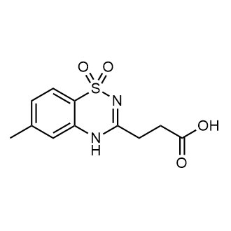 3-(6-Methyl-1,1-dioxido-4h-1,2,4-benzothiadiazin-3-yl)propanoic acid|CS-0116637