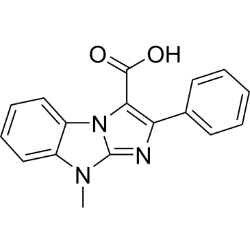 9-Methyl-2-phenyl-9h-imidazo[1,2-a]benzimidazole-3-carboxylic acid|CS-0116803
