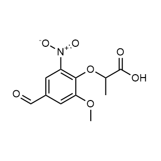 2-(4-Formyl-2-methoxy-6-nitrophenoxy)propanoic acid|CS-0116835