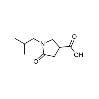 1-Isobutyl-5-oxo-3-pyrrolidinecarboxylic acid|CS-0117374