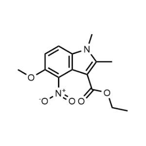 Ethyl 5-methoxy-1,2-dimethyl-4-nitro-1h-indole-3-carboxylate|CS-0117766