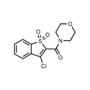 4-[(3-Chloro-1,1-dioxido-1-benzothien-2-yl)carbonyl]morpholine|CS-0118016