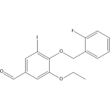 3-Ethoxy-4-[(2-fluorobenzyl)oxy]-5-iodobenzaldehyde|CS-0118330