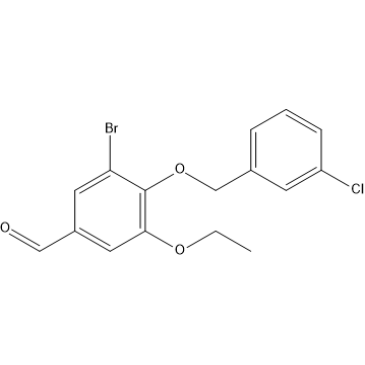 3-Bromo-4-[(3-chlorobenzyl)oxy]-5-ethoxybenzaldehyde|CS-0118333