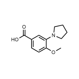 4-Methoxy-3-(1-pyrrolidinyl)benzoic acid|CS-0118876