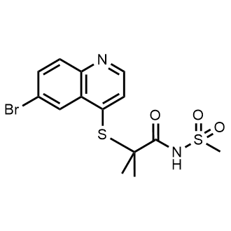 2-((6-Bromoquinolin-4-yl)thio)-2-methyl-N-(methylsulfonyl)propanamide|CS-0119036