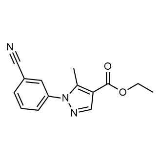 Ethyl 1-(3-cyanophenyl)-5-methyl-1H-pyrazole-4-carboxylate|CS-0119763