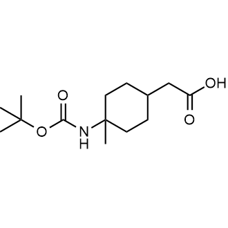 2-(4-((tert-Butoxycarbonyl)amino)-4-methylcyclohexyl)acetic acid|CS-0120099