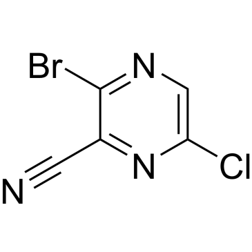 3-Bromo-6-chloropyrazine-2-carbonitrile|CS-0120285