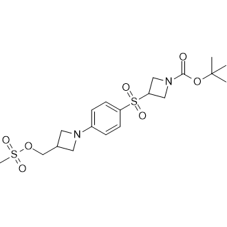 tert-Butyl 3-((4-(3-(((methylsulfonyl)oxy)methyl)azetidin-1-yl)phenyl)sulfonyl)azetidine-1-carboxylate|CS-0120302