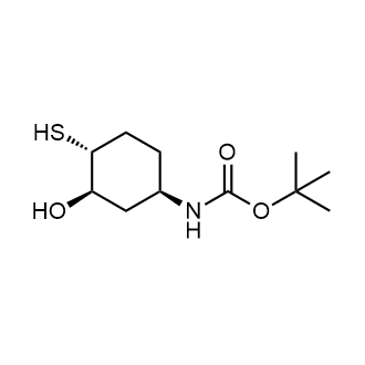 tert-Butyl ((1R,3R,4R)-3-hydroxy-4-mercaptocyclohexyl)carbamate|CS-0120446