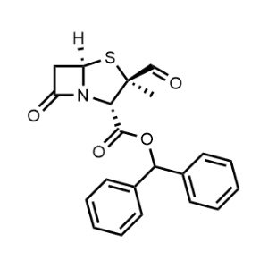 Benzhydryl (2S,3R,5R)-3-formyl-3-methyl-7-oxo-4-thia-1-azabicyclo[3.2.0]heptane-2-carboxylate|CS-0120610
