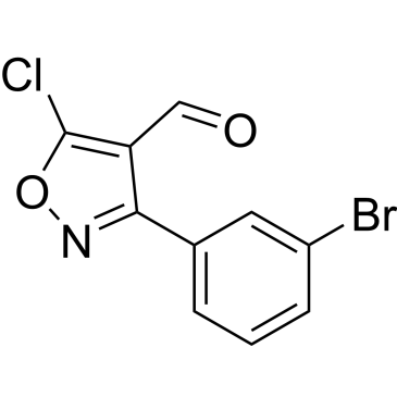 3-(3-Bromophenyl)-5-chloro-1,2-oxazole-4-carbaldehyde|CS-0122006