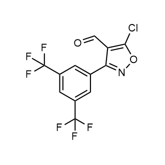 3-[3,5-Bis(trifluoromethyl)phenyl]-5-chloro-1,2-oxazole-4-carbaldehyde|CS-0122007