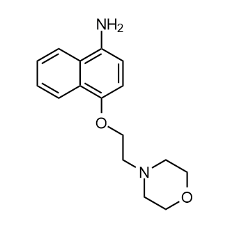 4-[2-(Morpholin-4-yl)ethoxy]naphthalen-1-amine|CS-0122606