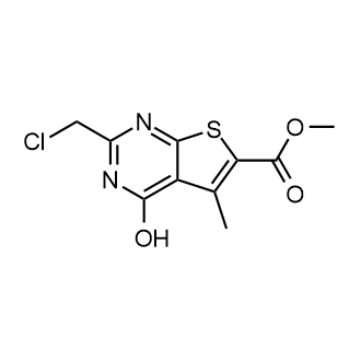 Methyl 2-(Chloromethyl)-4-hydroxy-5-methylthieno[2,3-d]pyrimidine-6-carboxylate|CS-0122624
