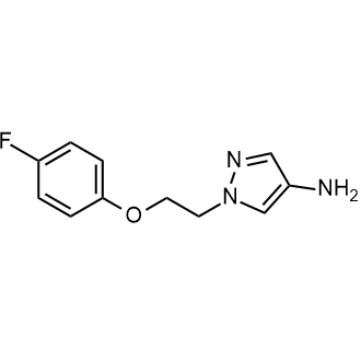 1-[2-(4-Fluorophenoxy)ethyl]-1H-pyrazol-4-amine|CS-0122828
