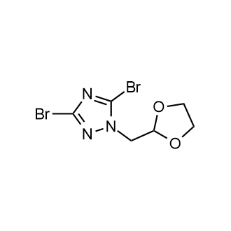 3,5-Dibromo-1-[(1,3-dioxolan-2-yl)methyl]-1H-1,2,4-triazole|CS-0122899