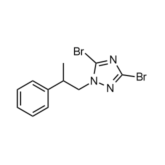 3,5-Dibromo-1-(2-phenylpropyl)-1H-1,2,4-triazole|CS-0122914