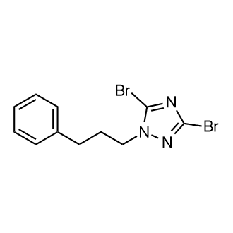 3,5-Dibromo-1-(3-phenylpropyl)-1H-1,2,4-triazole|CS-0122917