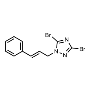 3,5-Dibromo-1-[(2E)-3-phenylprop-2-en-1-yl]-1H-1,2,4-triazole|CS-0122921