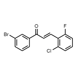 (2E)-1-(3-Bromophenyl)-3-(2-chloro-6-fluorophenyl)prop-2-en-1-one|CS-0123813