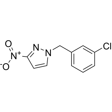 1-[(3-Chlorophenyl)methyl]-3-nitro-1h-pyrazole|CS-0124065