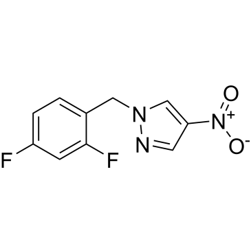 1-[(2,4-Difluorophenyl)methyl]-4-nitro-1h-pyrazole|CS-0124134