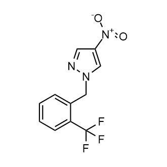 4-Nitro-1-{[2-(trifluoromethyl)phenyl]methyl}-1h-pyrazole|CS-0124141
