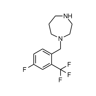 1-{[4-Fluoro-2-(trifluoromethyl)phenyl]methyl}-1,4-diazepane|CS-0124416