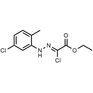 Ethyl (2Z)-2-chloro-2-[2-(5-chloro-2-methylphenyl)hydrazin-1-ylidene]acetate|CS-0125899