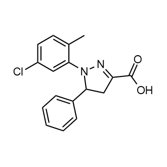 1-(5-Chloro-2-methylphenyl)-5-phenyl-4,5-dihydro-1h-pyrazole-3-carboxylic acid|CS-0125932