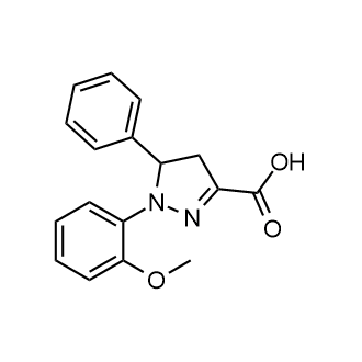 1-(2-Methoxyphenyl)-5-phenyl-4,5-dihydro-1h-pyrazole-3-carboxylic acid|CS-0125936