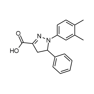 1-(3,4-Dimethylphenyl)-5-phenyl-4,5-dihydro-1h-pyrazole-3-carboxylic acid|CS-0125937