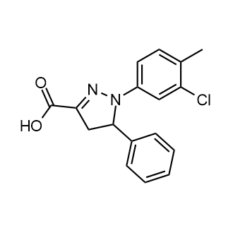 1-(3-Chloro-4-methylphenyl)-5-phenyl-4,5-dihydro-1h-pyrazole-3-carboxylic acid|CS-0125943