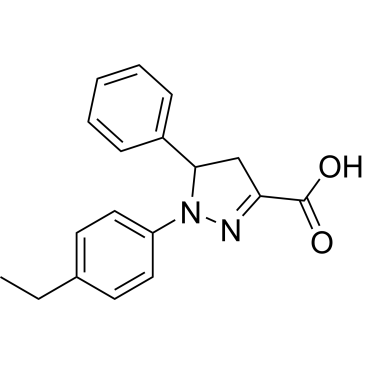 1-(4-Ethylphenyl)-5-phenyl-4,5-dihydro-1h-pyrazole-3-carboxylic acid|CS-0125952