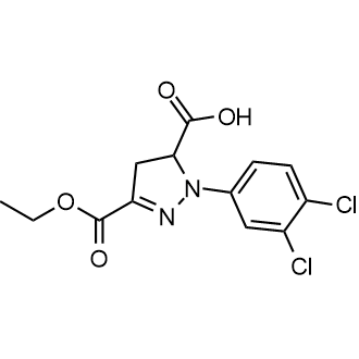 1-(3,4-Dichlorophenyl)-3-(ethoxycarbonyl)-4,5-dihydro-1h-pyrazole-5-carboxylic acid|CS-0125959