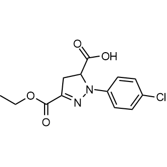 1-(4-Chlorophenyl)-3-(ethoxycarbonyl)-4,5-dihydro-1h-pyrazole-5-carboxylic acid|CS-0125960