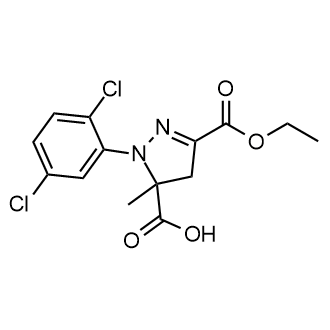 1-(2,5-Dichlorophenyl)-3-(ethoxycarbonyl)-5-methyl-4,5-dihydro-1h-pyrazole-5-carboxylic acid|CS-0126003