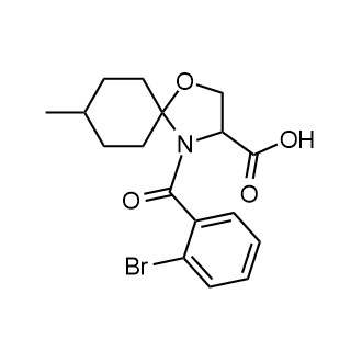 4-(2-Bromobenzoyl)-8-methyl-1-oxa-4-azaspiro[4.5]decane-3-carboxylic acid|CS-0126091