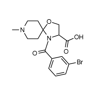 4-(3-Bromobenzoyl)-8-methyl-1-oxa-4,8-diazaspiro[4.5]decane-3-carboxylic acid|CS-0126131