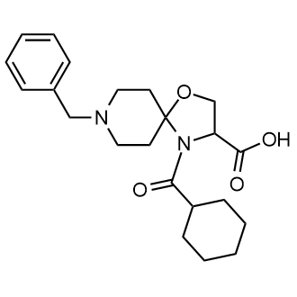 8-Benzyl-4-cyclohexanecarbonyl-1-oxa-4,8-diazaspiro[4.5]decane-3-carboxylic acid|CS-0126311