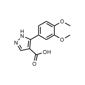 5-(3,4-Dimethoxyphenyl)-1h-pyrazole-4-carboxylic acid|CS-0126468