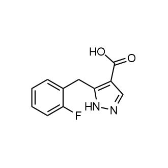 5-[(2-Fluorophenyl)methyl]-1h-pyrazole-4-carboxylic acid|CS-0126477