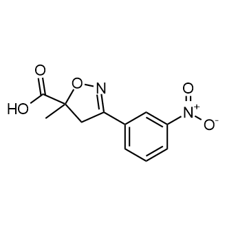 5-Methyl-3-(3-nitrophenyl)-4,5-dihydro-1,2-oxazole-5-carboxylic acid|CS-0126580