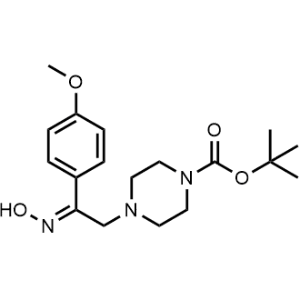 tert-Butyl 4-[(2z)-2-(hydroxyimino)-2-(4-methoxyphenyl)ethyl]piperazine-1-carboxylate|CS-0126762
