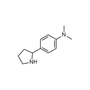 N,N-Dimethyl-4-(pyrrolidin-2-yl)aniline; acetic acid|CS-0126764