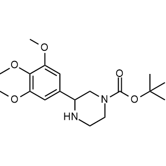 tert-Butyl 3-(3,4,5-trimethoxyphenyl)piperazine-1-carboxylate|CS-0126885