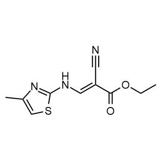 Ethyl (2E)-2-cyano-3-[(4-methyl-1,3-thiazol-2-yl)amino]prop-2-enoate|CS-0126897