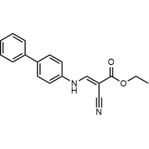Ethyl (2Z)-3-({[1,1'-biphenyl]-4-yl}amino)-2-cyanoprop-2-enoate|CS-0126900